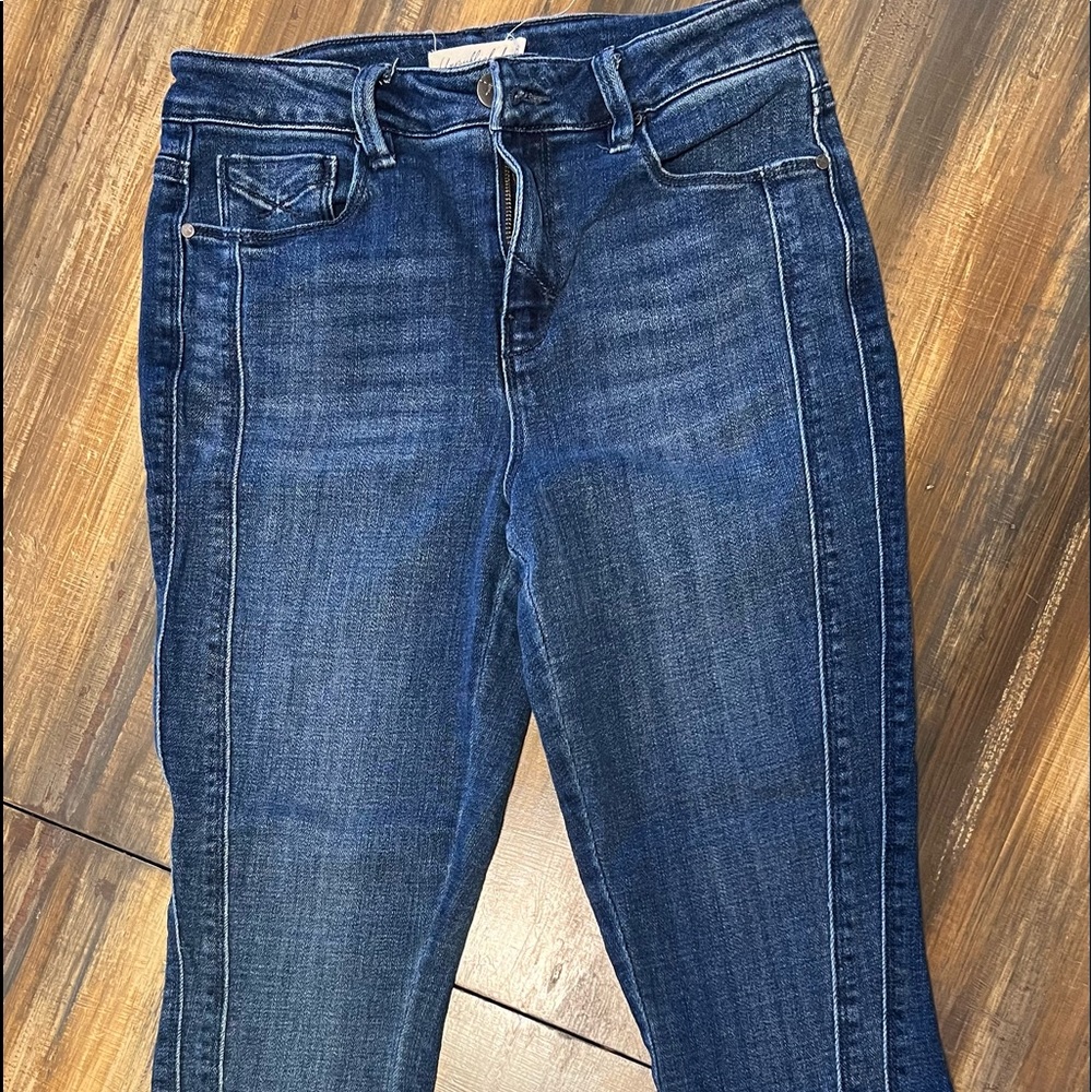 Unpublished jeans size 28 no holes slits at ankles, skinny jeans